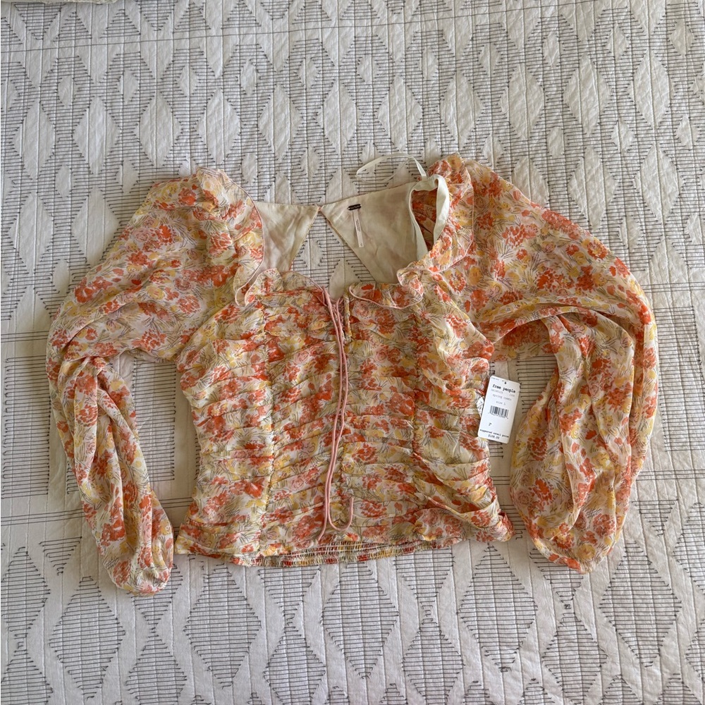 NWT Free People Mabel Blouse